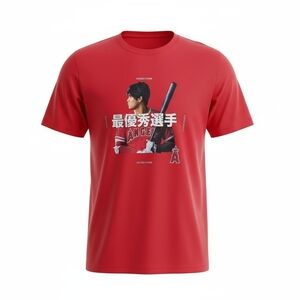 Angels Shohei Ohtani T Shirt Red Mens Size XL